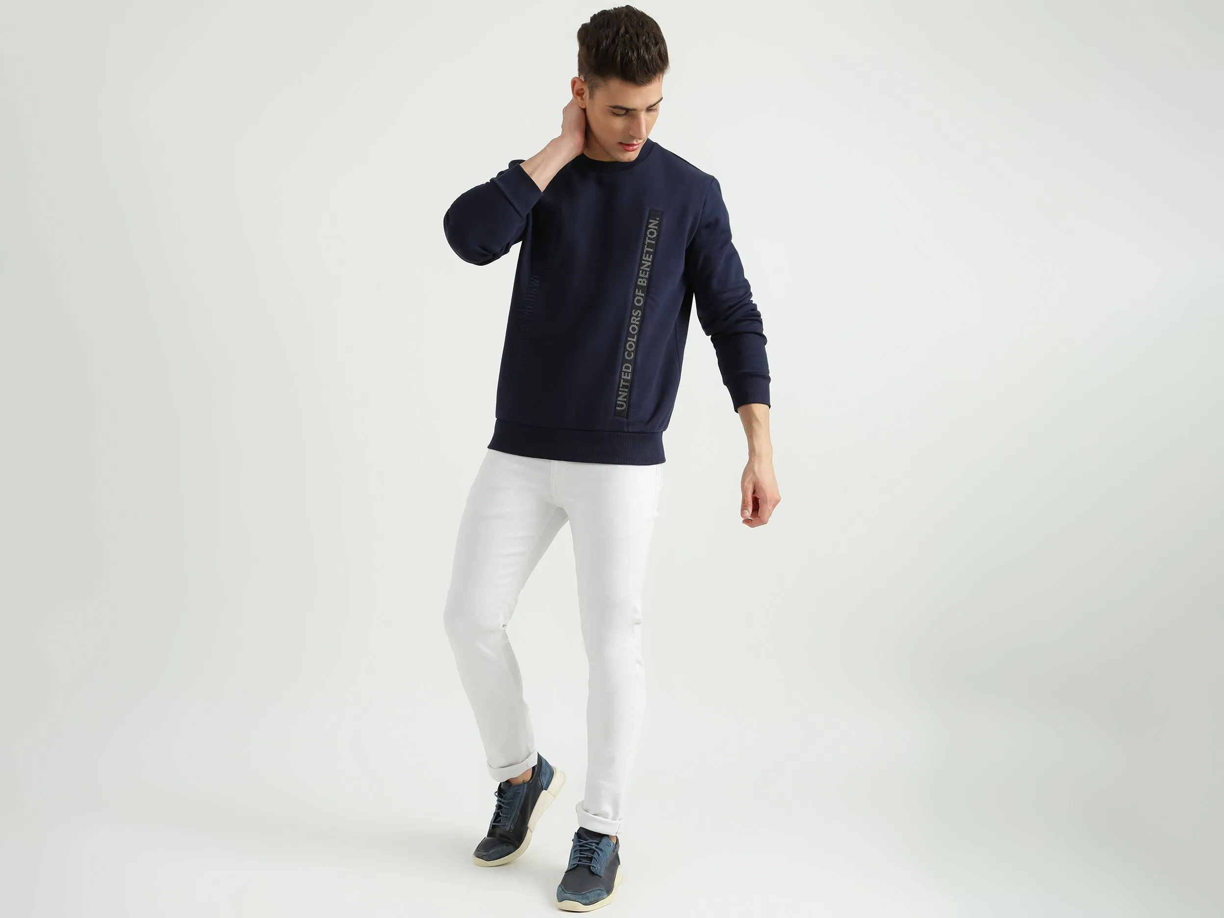 Mens Long Sleeve Printed Sweatshirt
