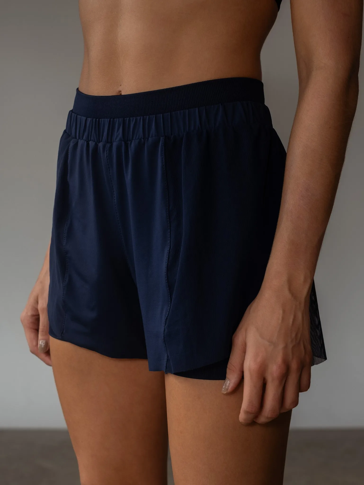 MESH RUNNING SHORT - CORE BLUE