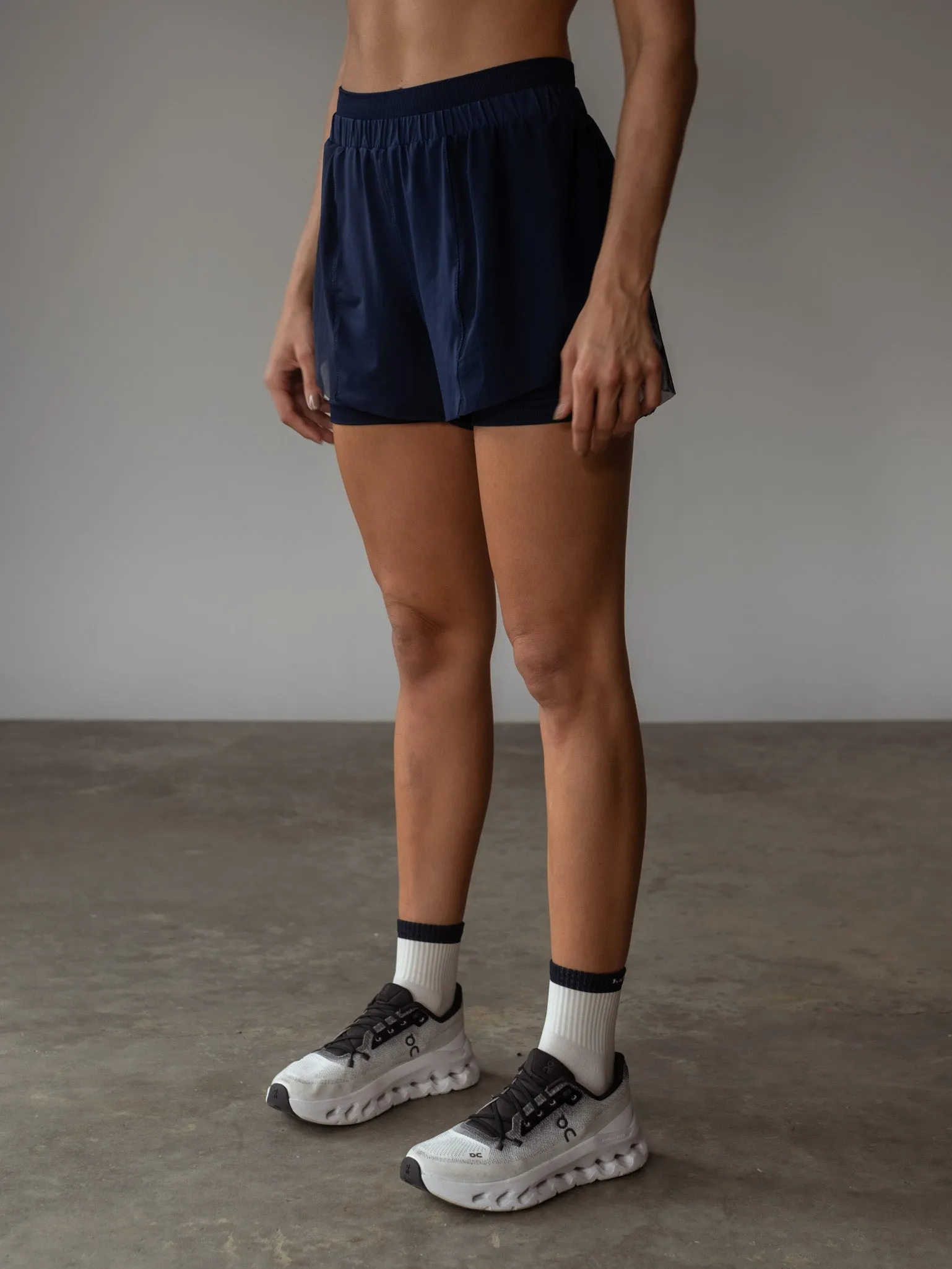 MESH RUNNING SHORT - CORE BLUE