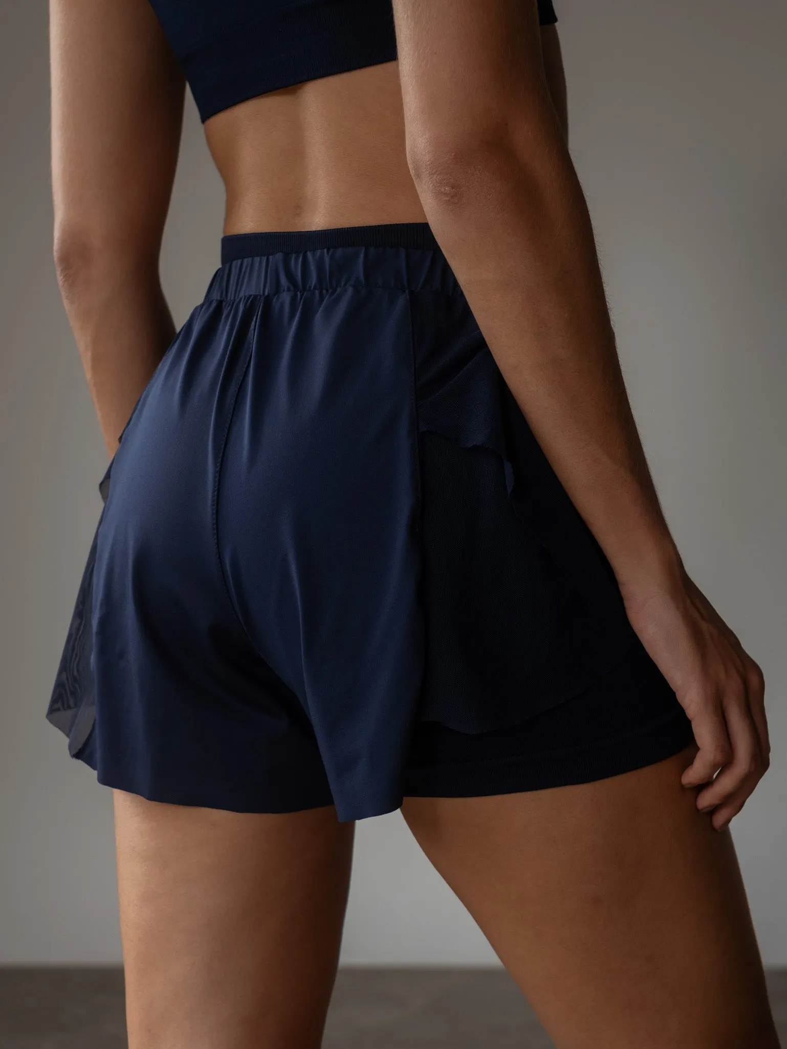 MESH RUNNING SHORT - CORE BLUE