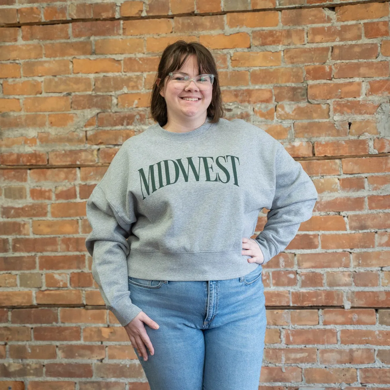 Midwest Cropped Sweatshirt