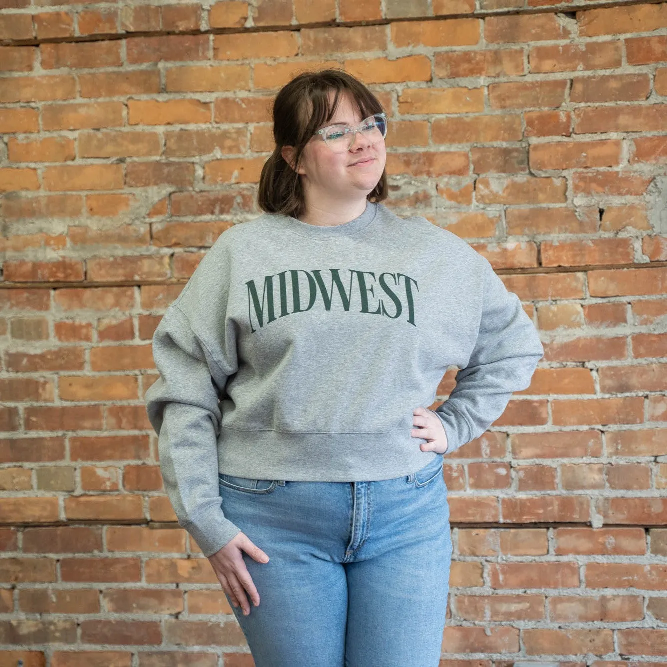Midwest Cropped Sweatshirt