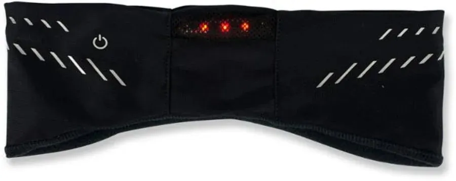 Nathan HeadGasket Lightwave LED Tech Head Band - Black - L/XL