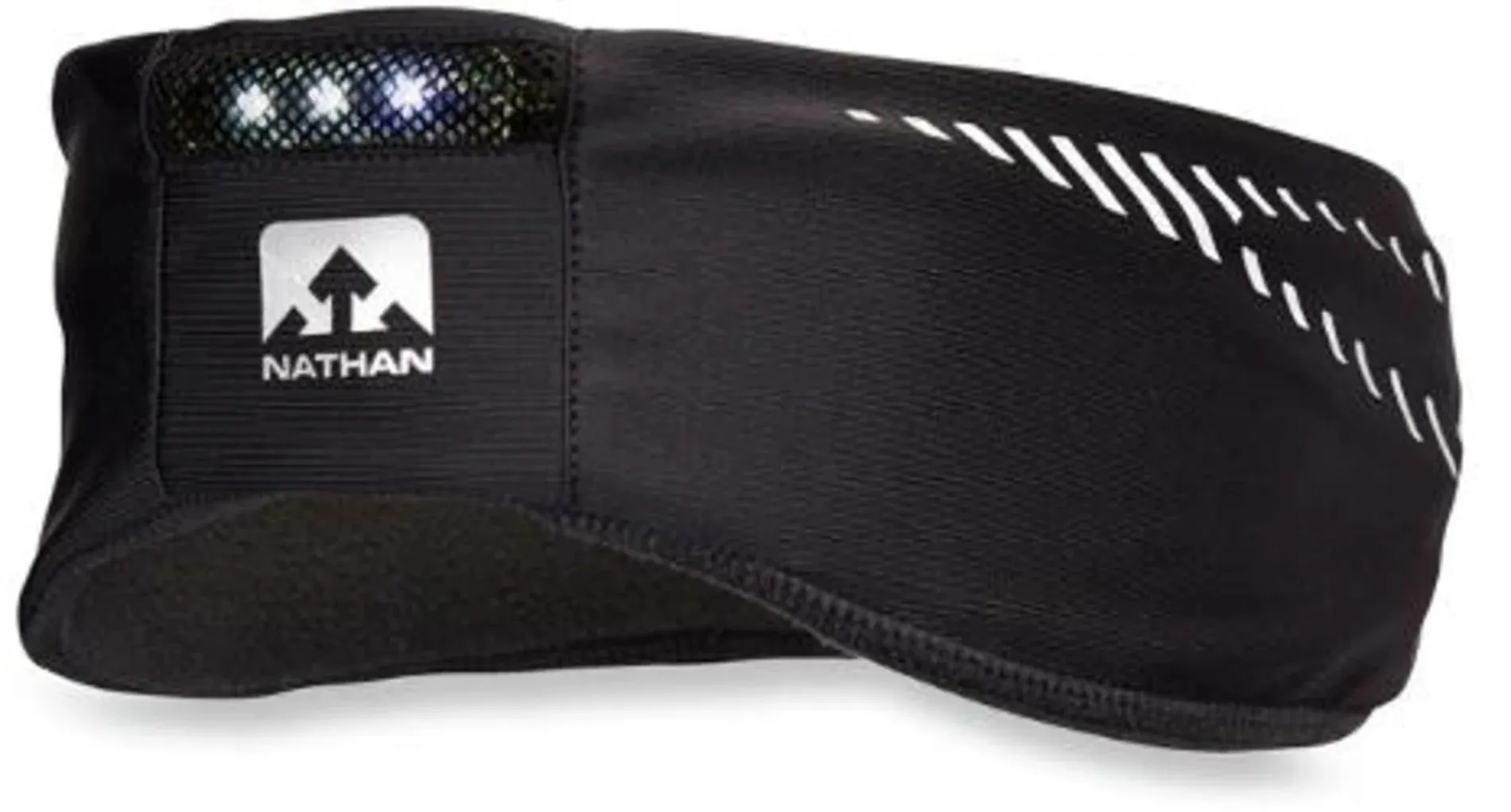 Nathan HeadGasket Lightwave LED Tech Head Band - Black - L/XL