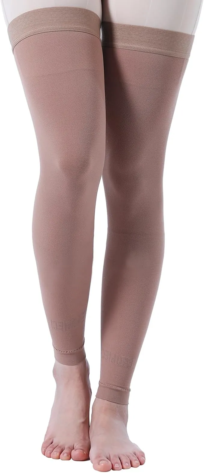 NEW Retails $106, EVOPLECI Thigh High Compression Stocking Footless - 1Pair, Thigh-Hi Leg Compression Sleeves Unisex, 15-20mmHg Gradient Compression with Silicone Band, for Post-Thrombotic Syndrome and Chronic Venous, Sz 3XL
