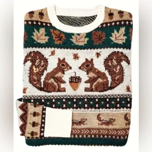NEW The Squirrels and the Acorn Sweater