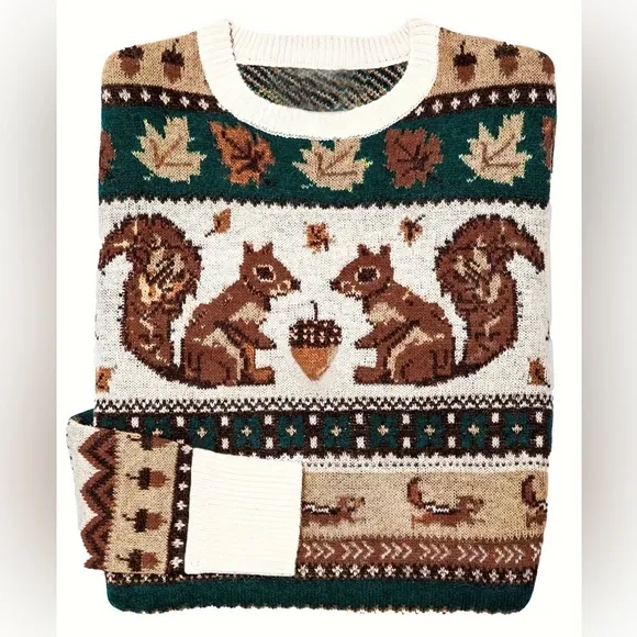 NEW The Squirrels and the Acorn Sweater