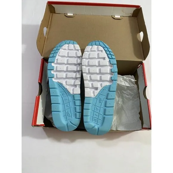 New Youth Size 7Y Blue Nike Air Max Zero Essential GS Running Shoes 881229 002
