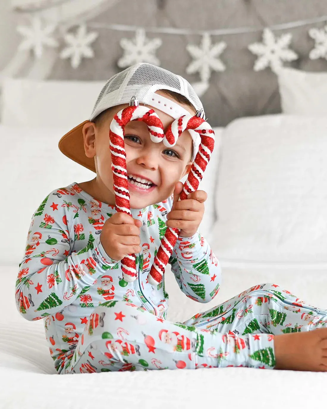 Nick Santa Bamboo Convertible Romper