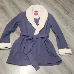 NWOT Blurple Blueberry Faux Fur Victoria Secret MIDI Robe