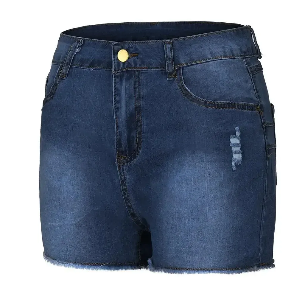 Obsidian Phoenix Women's Luxury Slim-Fit Denim Shorts