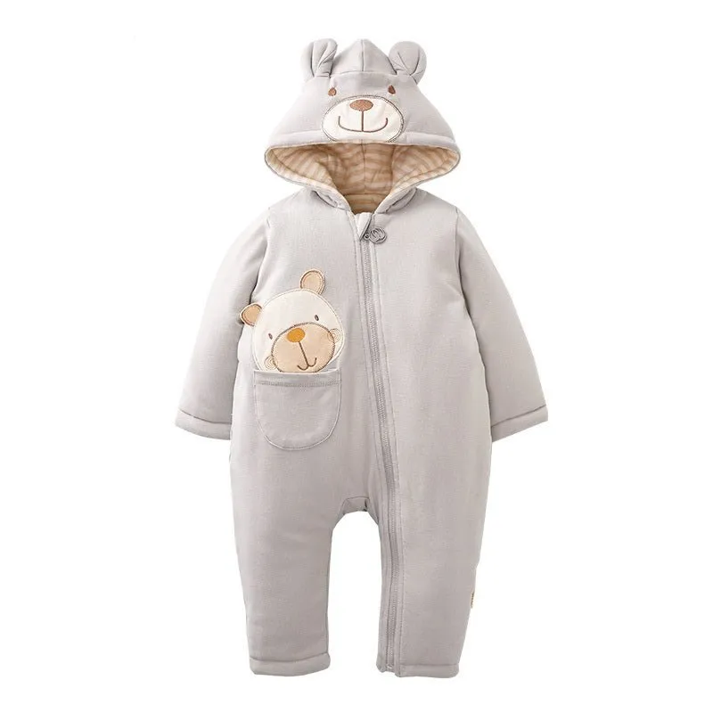 Organic Baby Snowsuit | Newborn Bunting Suit | Cozy Winter Clothes