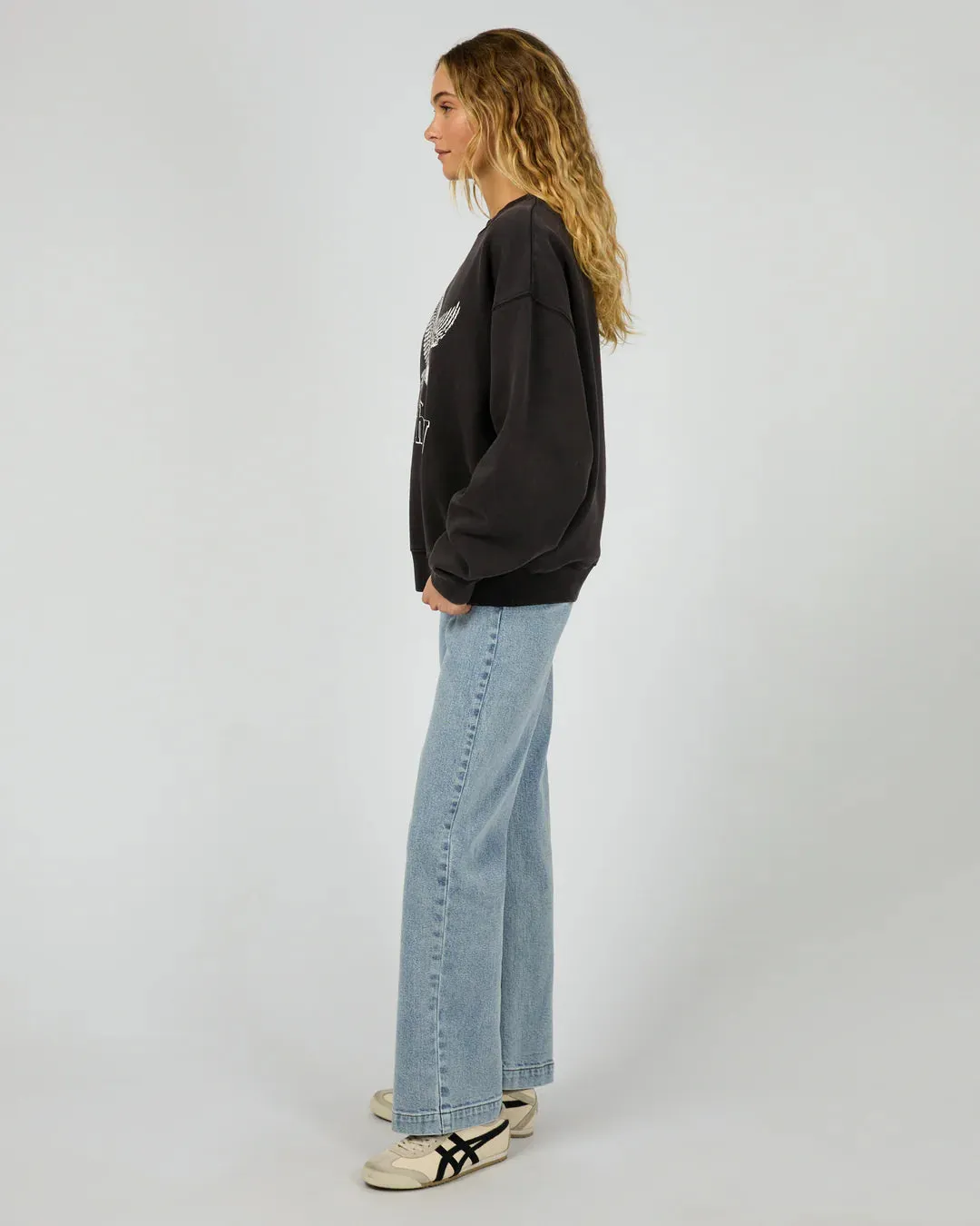 Overview Crew Washed Blk