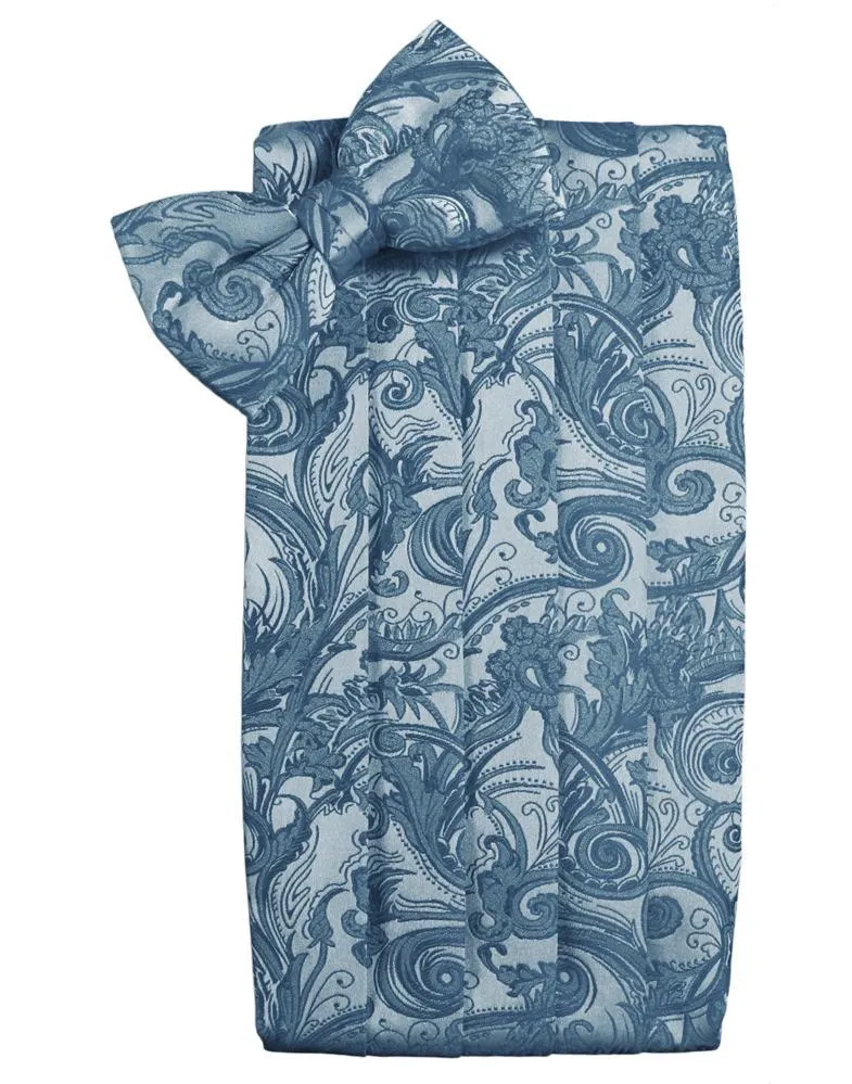 Periwinkle Tapestry Cummerbund