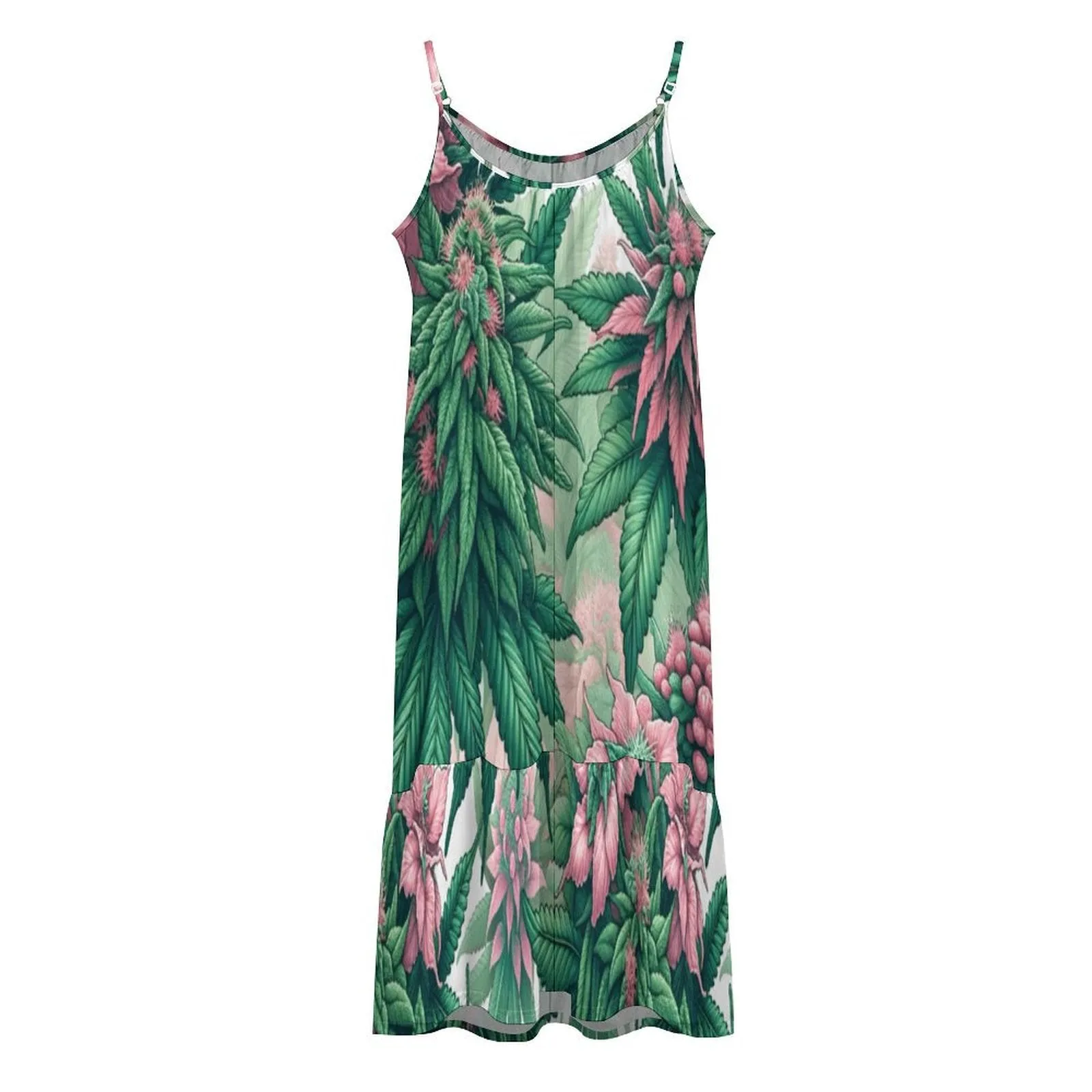 Pink Haze Suspender Sleeveless Dress 💚💖