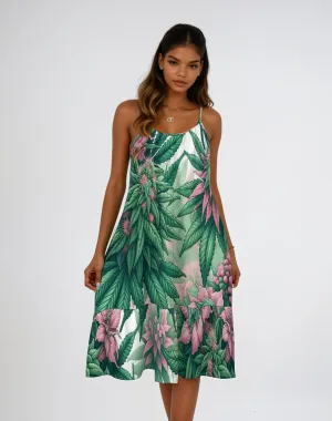 Pink Haze Suspender Sleeveless Dress 💚💖