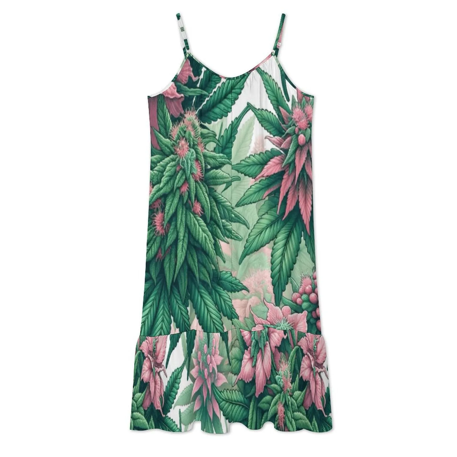 Pink Haze Suspender Sleeveless Dress 💚💖