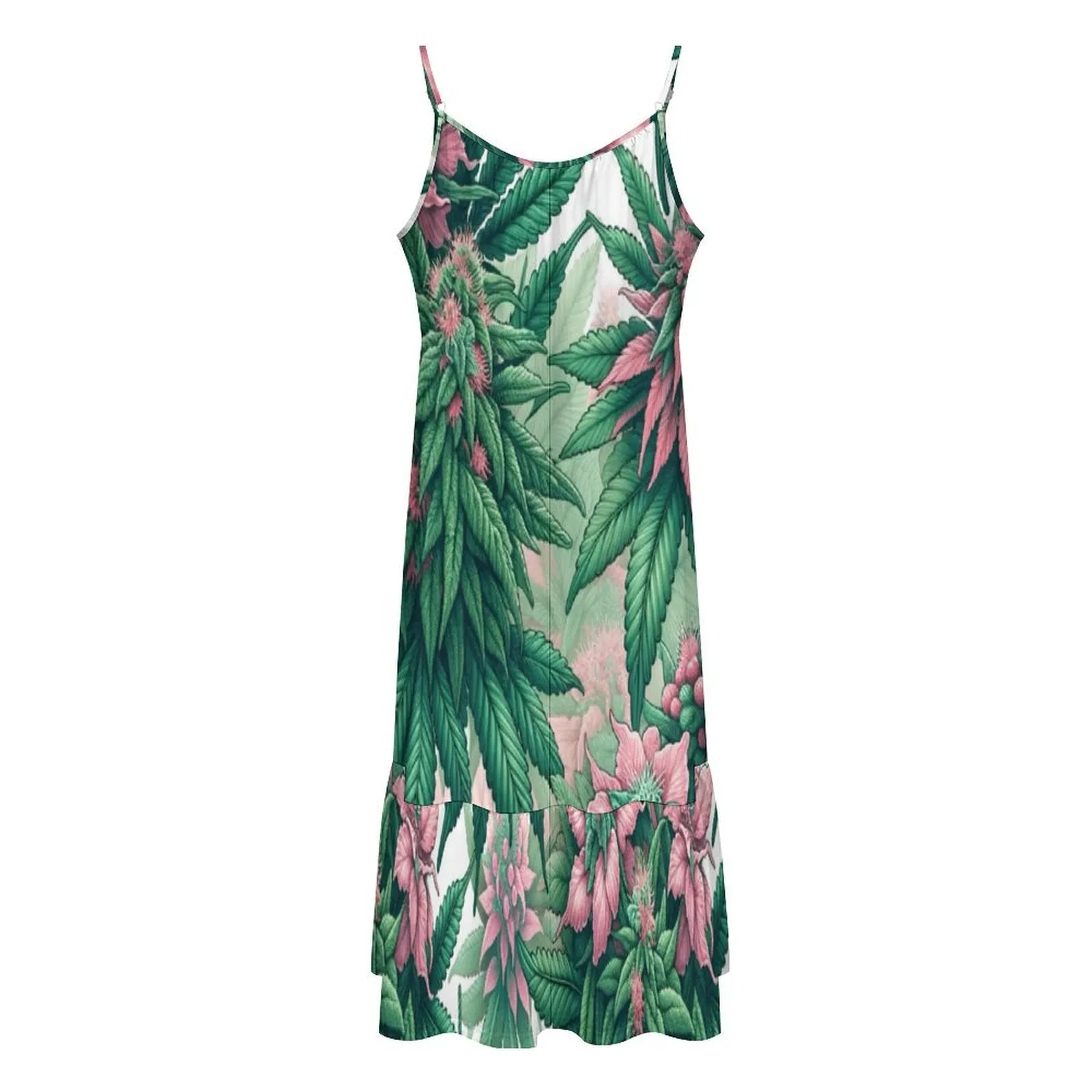 Pink Haze Suspender Sleeveless Dress 💚💖