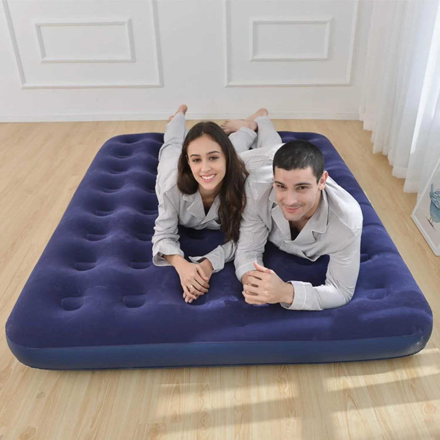 Quality Air Mattress Inflatable – 4x6 ft Camping & Home Sleeping Solution