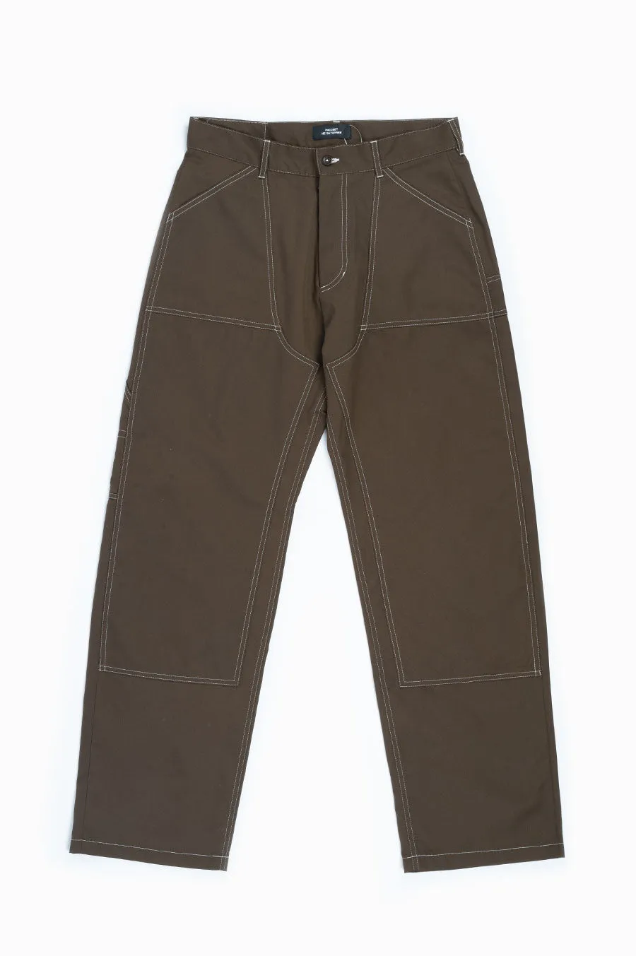 RASSVET WORK PANTS WOVEN DARK BROWN
