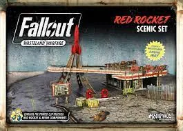 Red Rocket Scenic Set | Fallout: Wasteland Warfare Miniatures