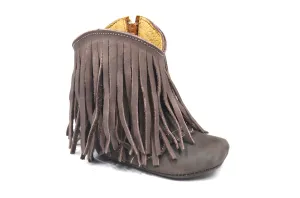 Redhawk Baby Boots - Brown Fringe