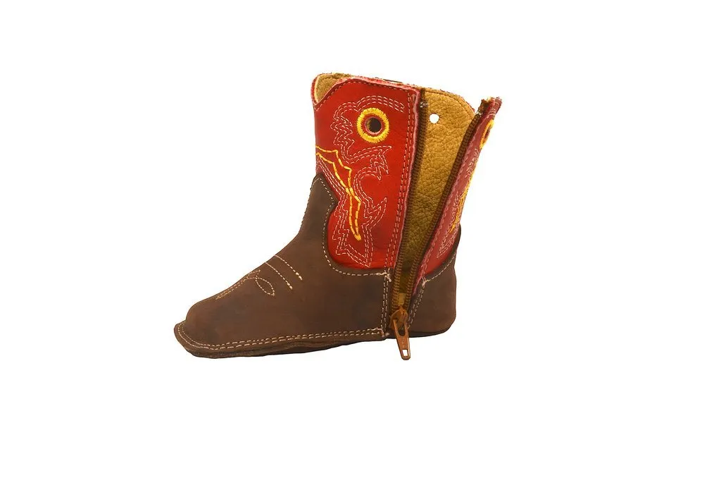 Redhawk Baby Boots - Crimson