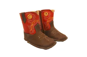 Redhawk Baby Boots - Crimson