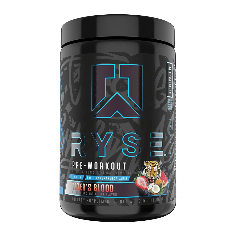 RYSE BLACKOUT PRE-WORKOUT 25 SERVE