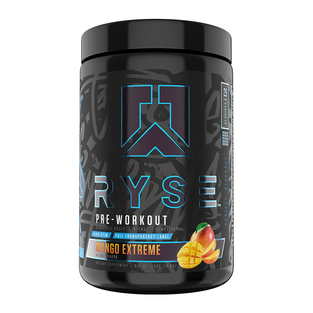 RYSE BLACKOUT PRE-WORKOUT 25 SERVE
