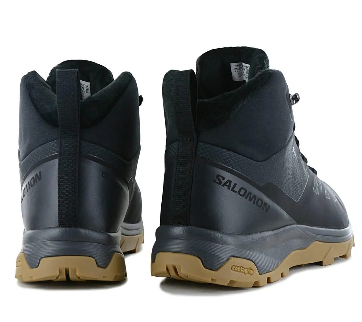 Salomon Outsnap CSWP - ClimaSalomon Waterproof - Herren Winter Stiefel Boots Schuhe Schwarz 409220