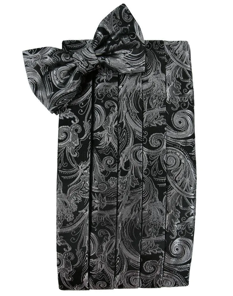 Silver Tapestry Kids Cummerbund
