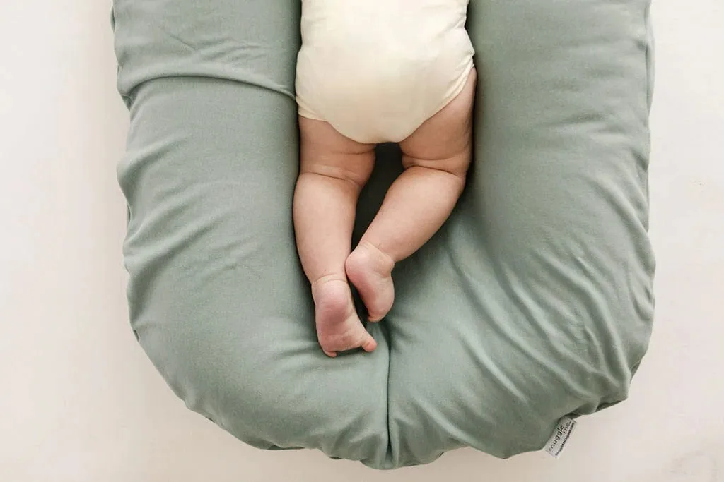 Snuggle Me Organic Lounger Cover - Slate