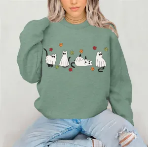 Spooky Kitties Halloween Crewneck