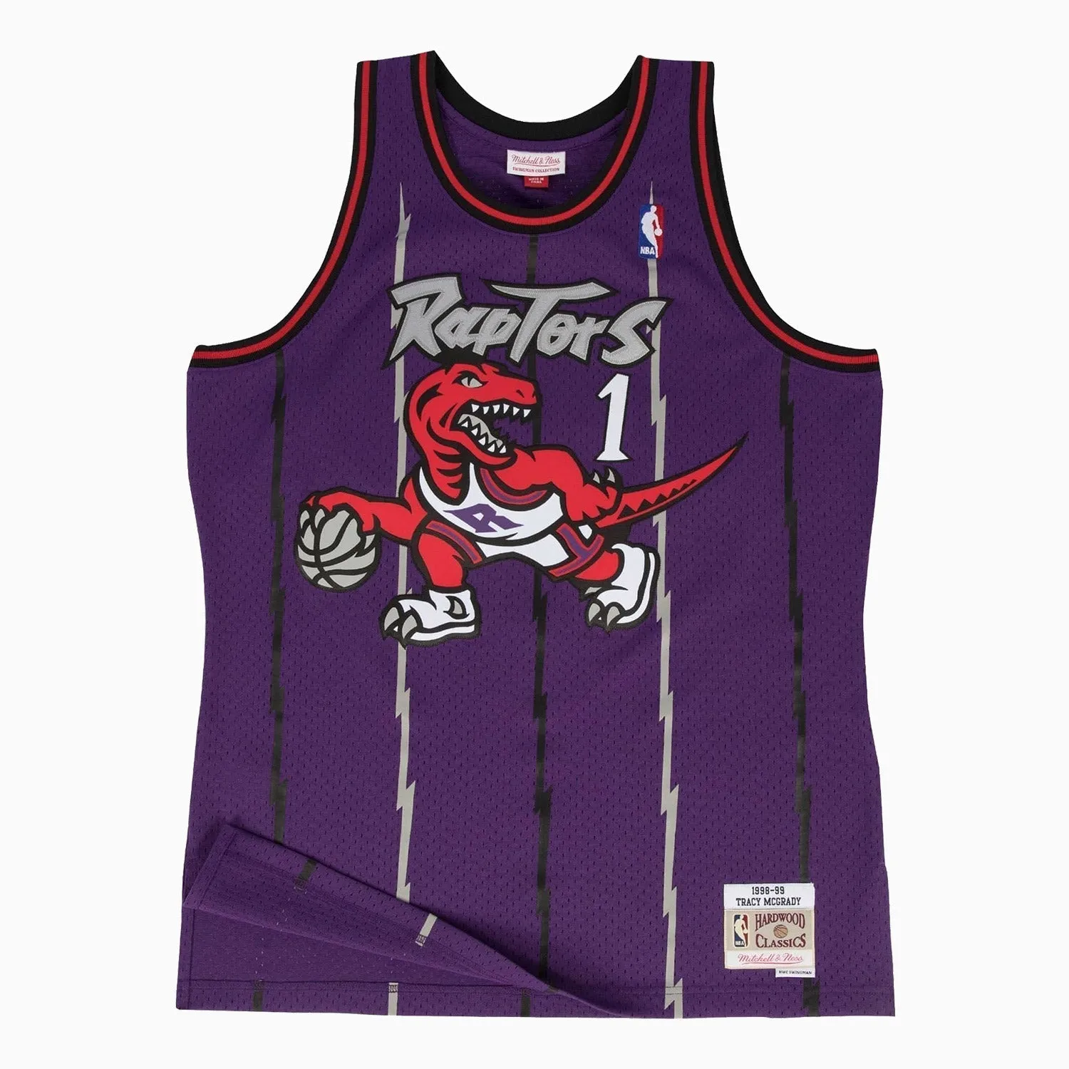 Swingman Tracy McGrady Toronto Raptors Road NBA 1998-99 Jersey