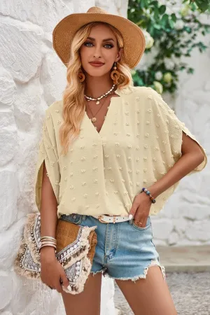 Swiss Bliss Dolman Blouse