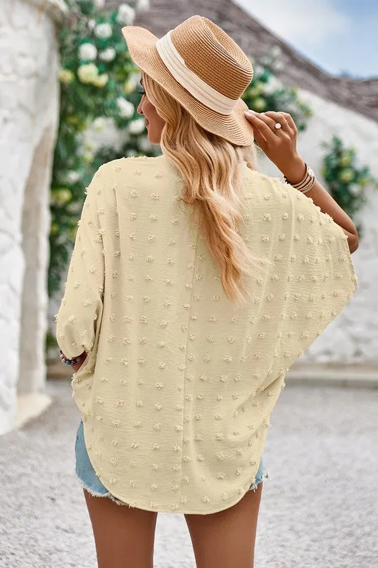 Swiss Bliss Dolman Blouse