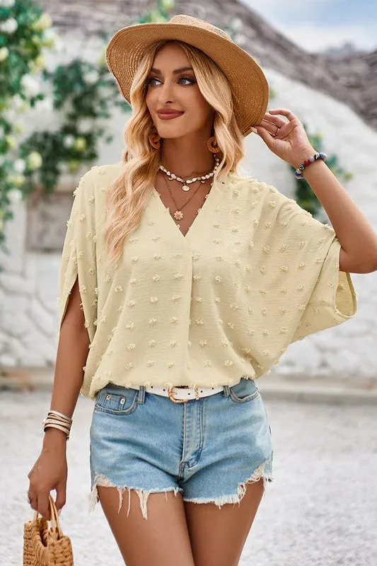 Swiss Bliss Dolman Blouse