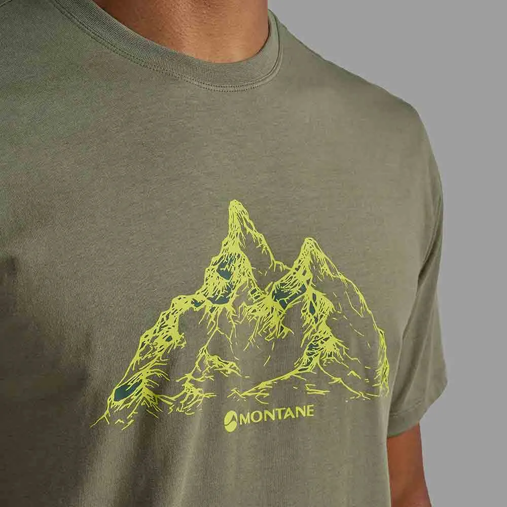 男裝有機棉T恤 Men's Dual Mountain T-Shirt