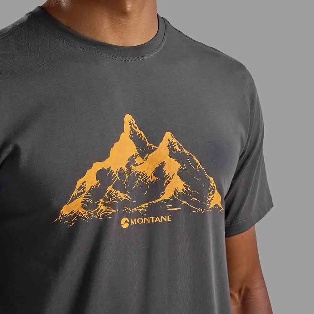 男裝有機棉T恤 Men's Dual Mountain T-Shirt