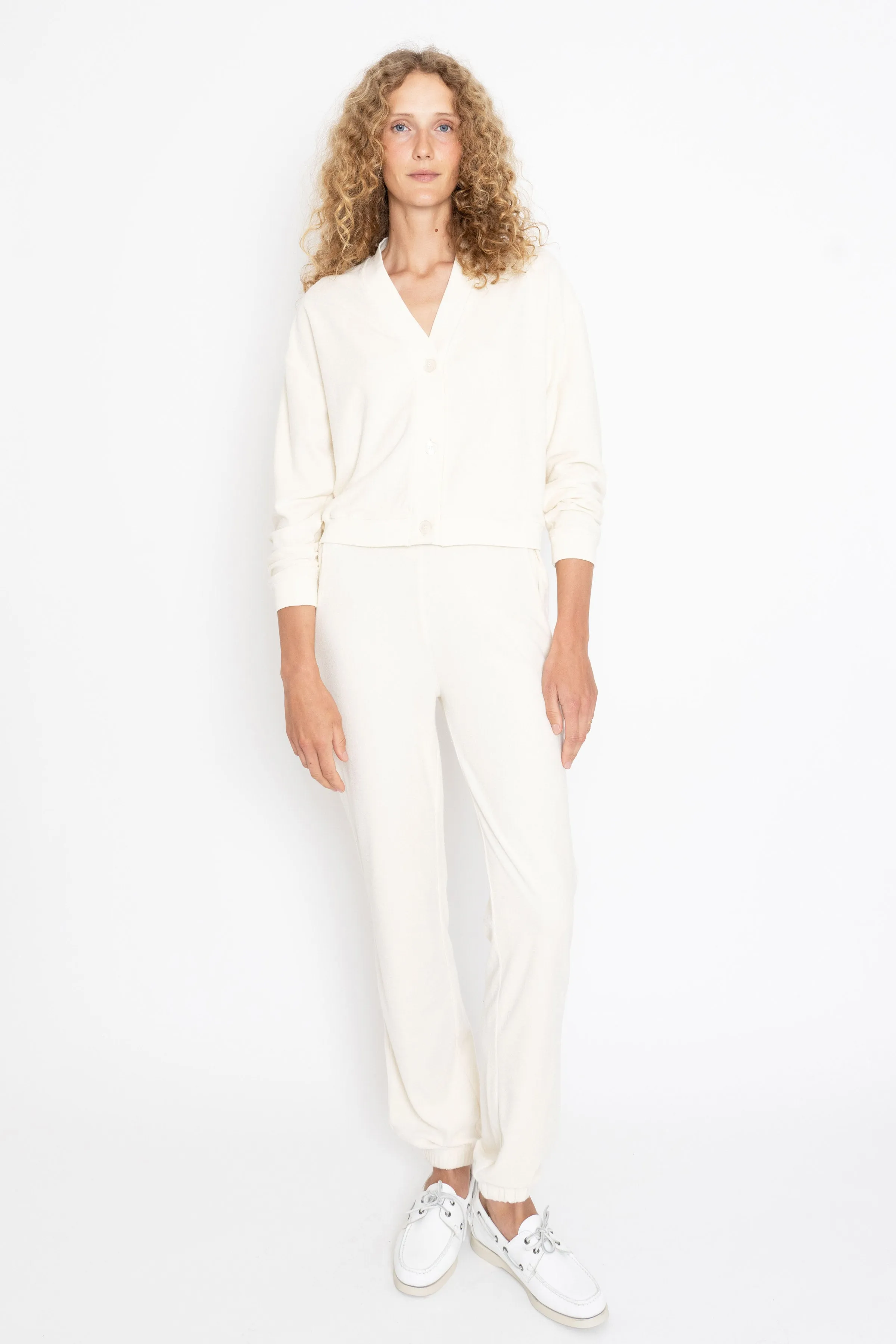 The Terry Sweatpants - Cream