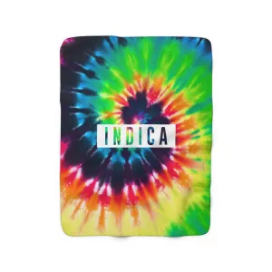 Tie-Dye INDICA™ Sherpa Fleece Blanket