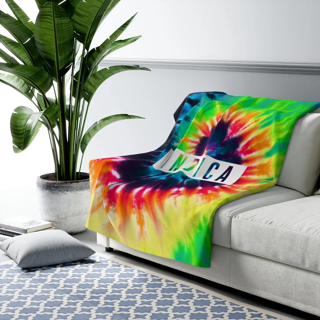 Tie-Dye INDICA™ Sherpa Fleece Blanket