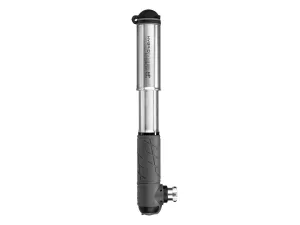 Topeak Mini Pump Hybrid Rocket HP Silver   1x Threaded CO2 Cartridge