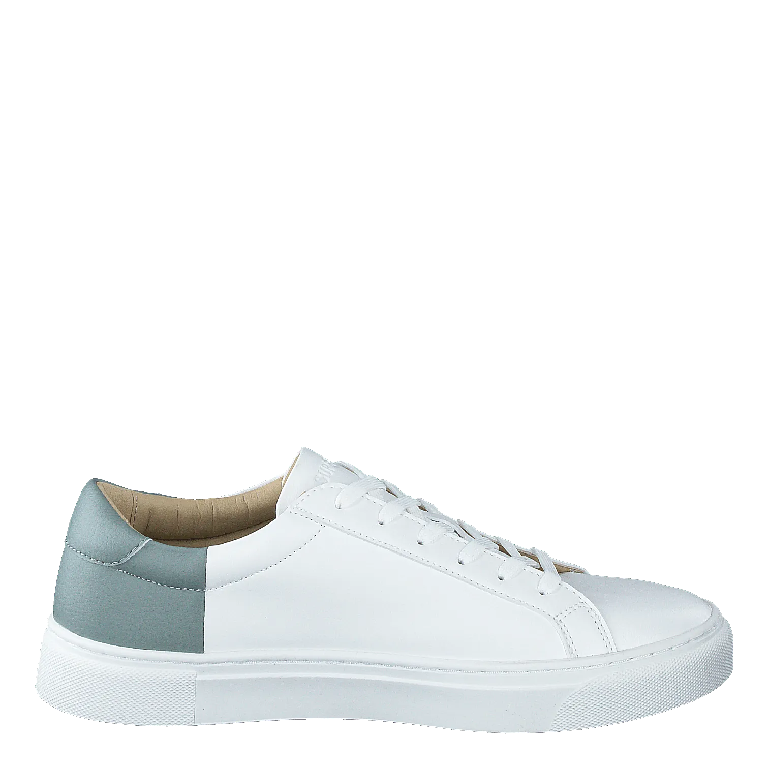 Vegan Sleek Court Trainer White/soft Grey