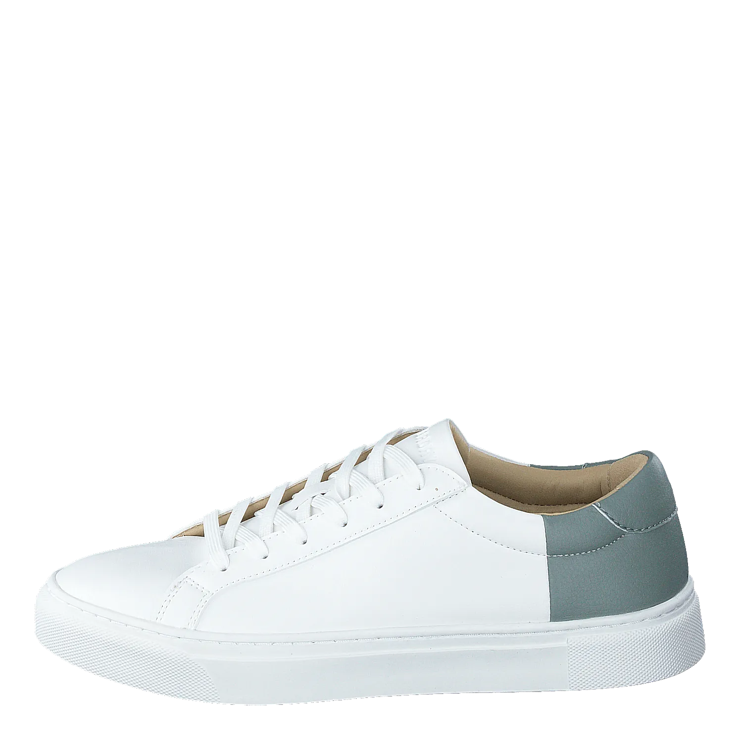 Vegan Sleek Court Trainer White/soft Grey