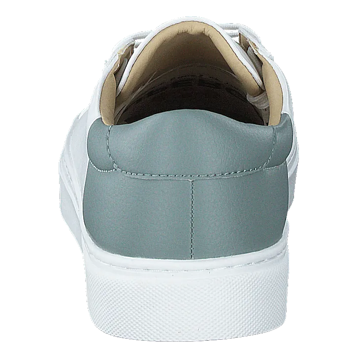 Vegan Sleek Court Trainer White/soft Grey