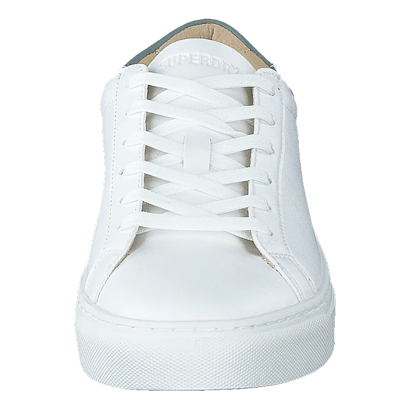 Vegan Sleek Court Trainer White/soft Grey