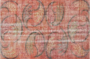 Vintage Turkish Mid-Century-Modern Rug - 4'9" x 7'2"