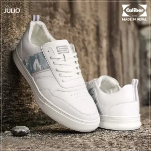 White/Blue Casual Sneakers for Men & Women (JULIO 563C MF)